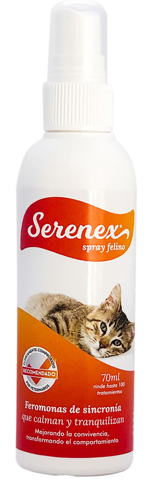 serenex spray felinos